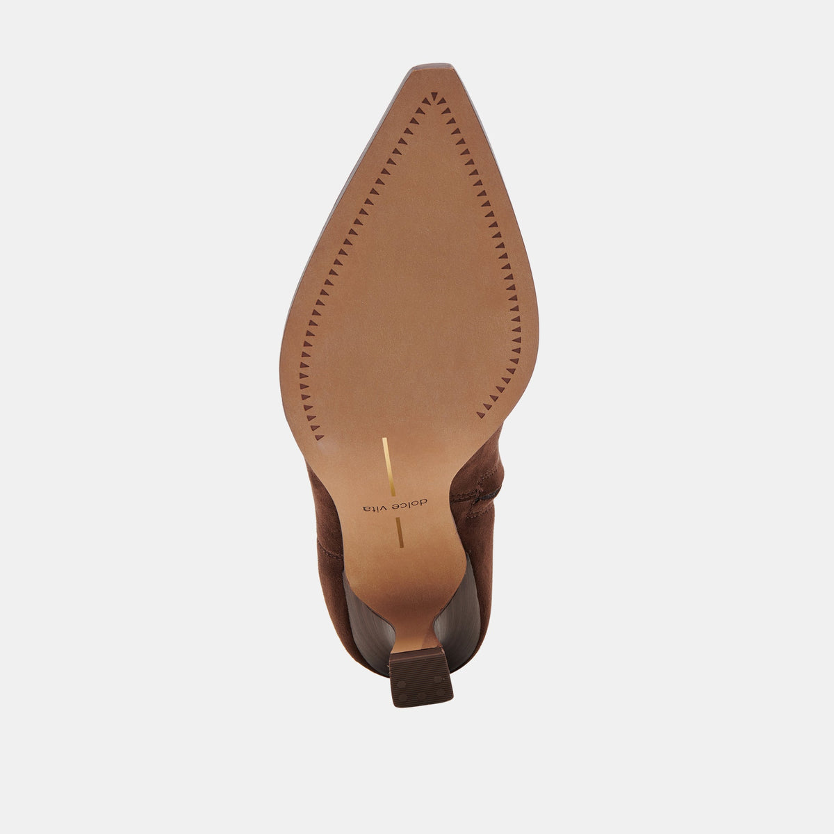 ARYA WIDE CALF BOOTS DK BROWN STELLA SUEDE - Dolce Vita