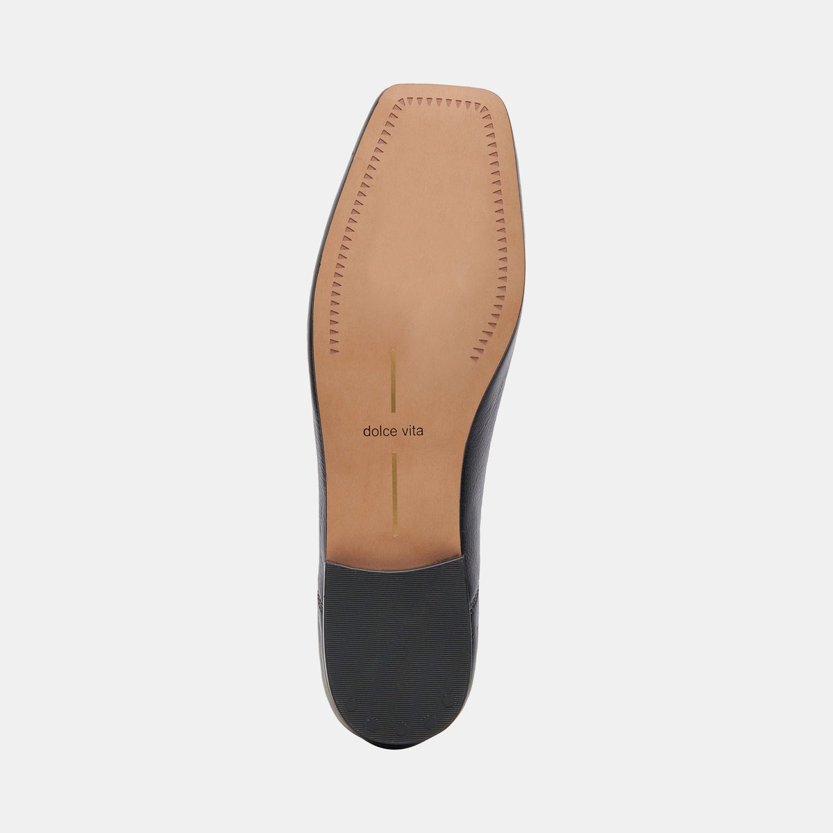 ANISA Ballet Flats Black Leather - Dolce Vita