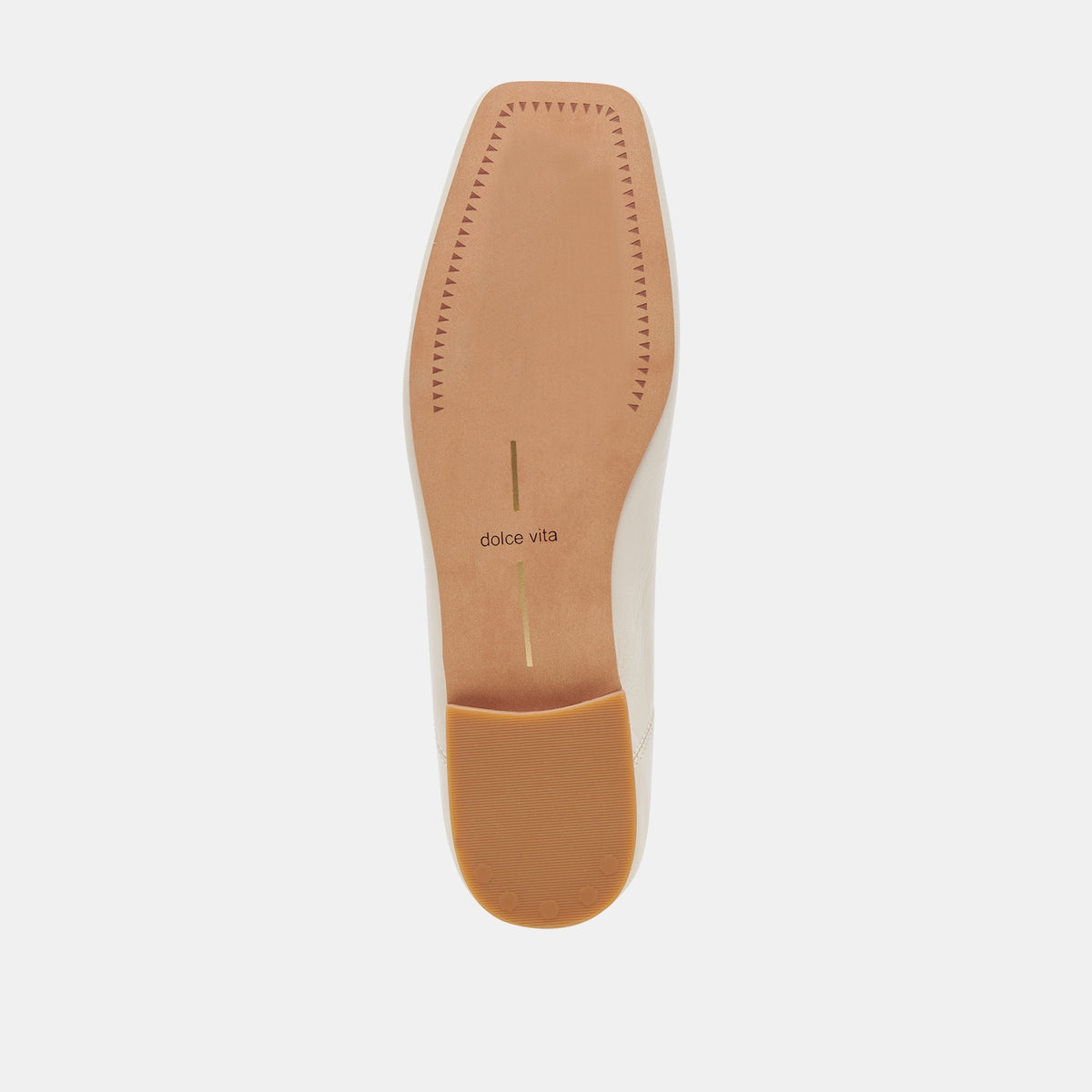 Anisa Ballet Flats CREME CRINKLE PATENT - Dolce Vita