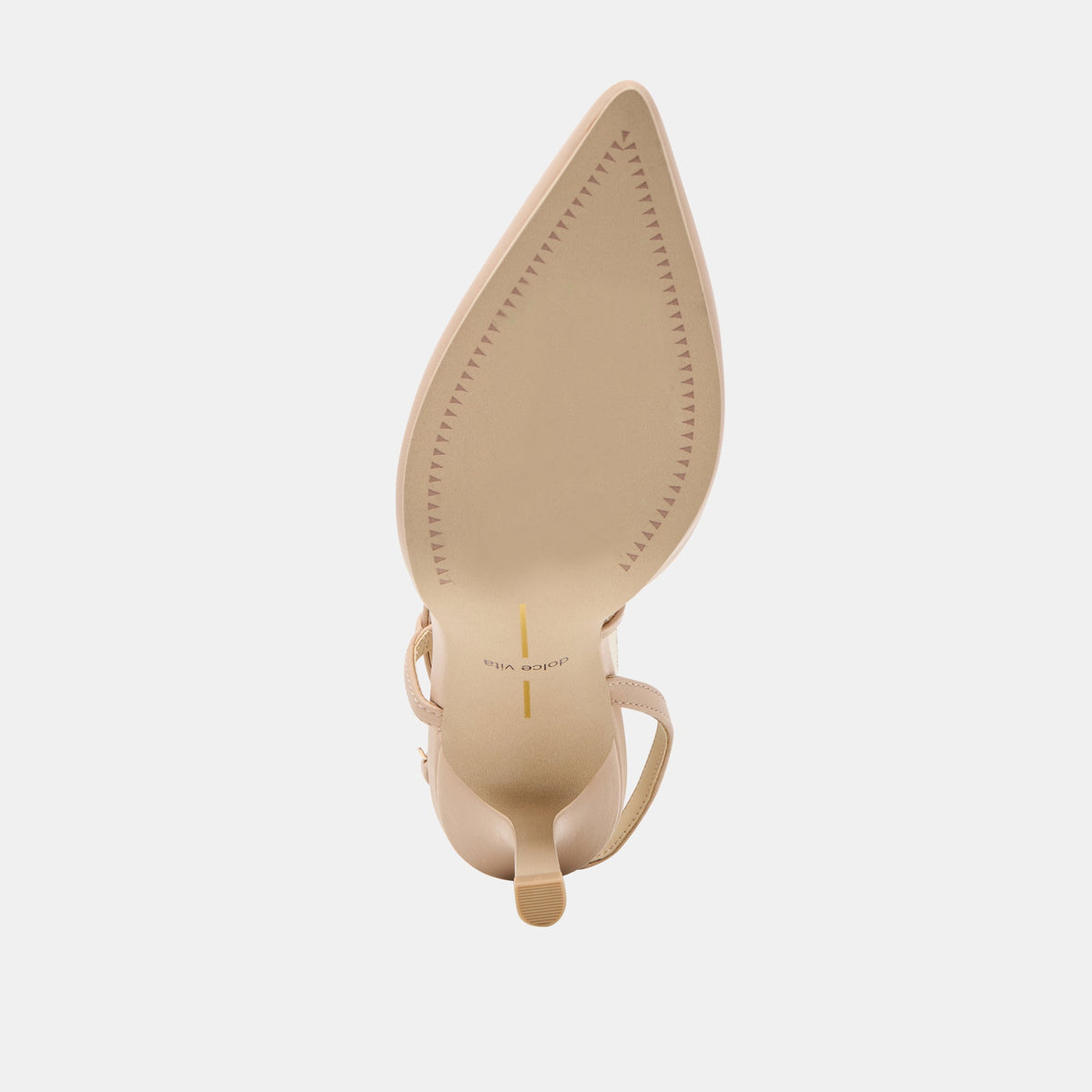 Kamra Beige Leather Heels - Dolce Vita