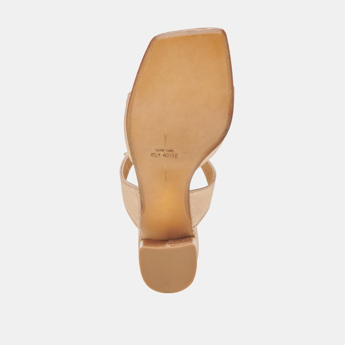 SHANE HEELS GOLD METALLIC LEATHER - Dolce Vita