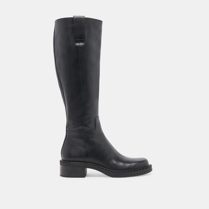 Glory H2O Waterproof Black Leather Boots - Dolce Vita