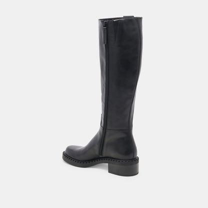 Glory H2O Waterproof Black Leather Boots - Dolce Vita