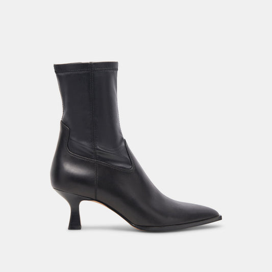 Arya Black Leather Boots - Dolce Vita
