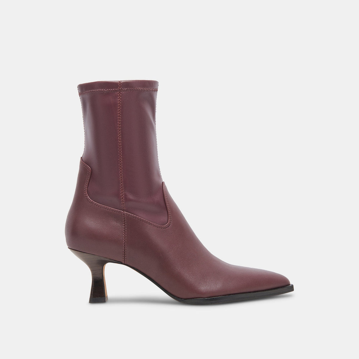 Arya Wine Leather Boots - Dolce Vita