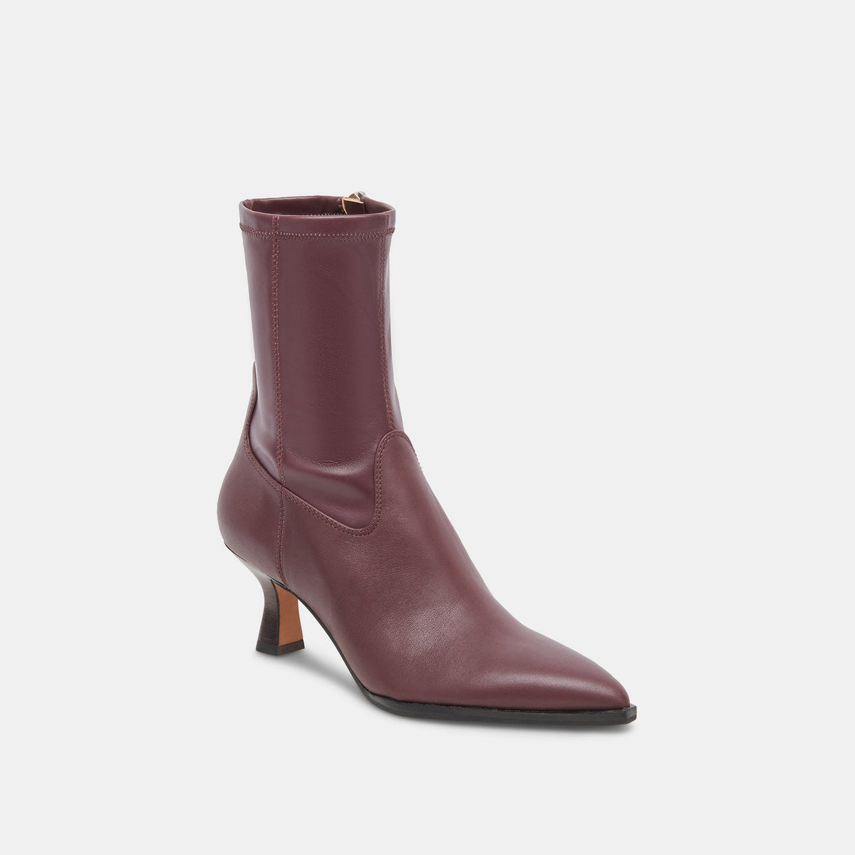 Arya Wine Leather Boots - Dolce Vita