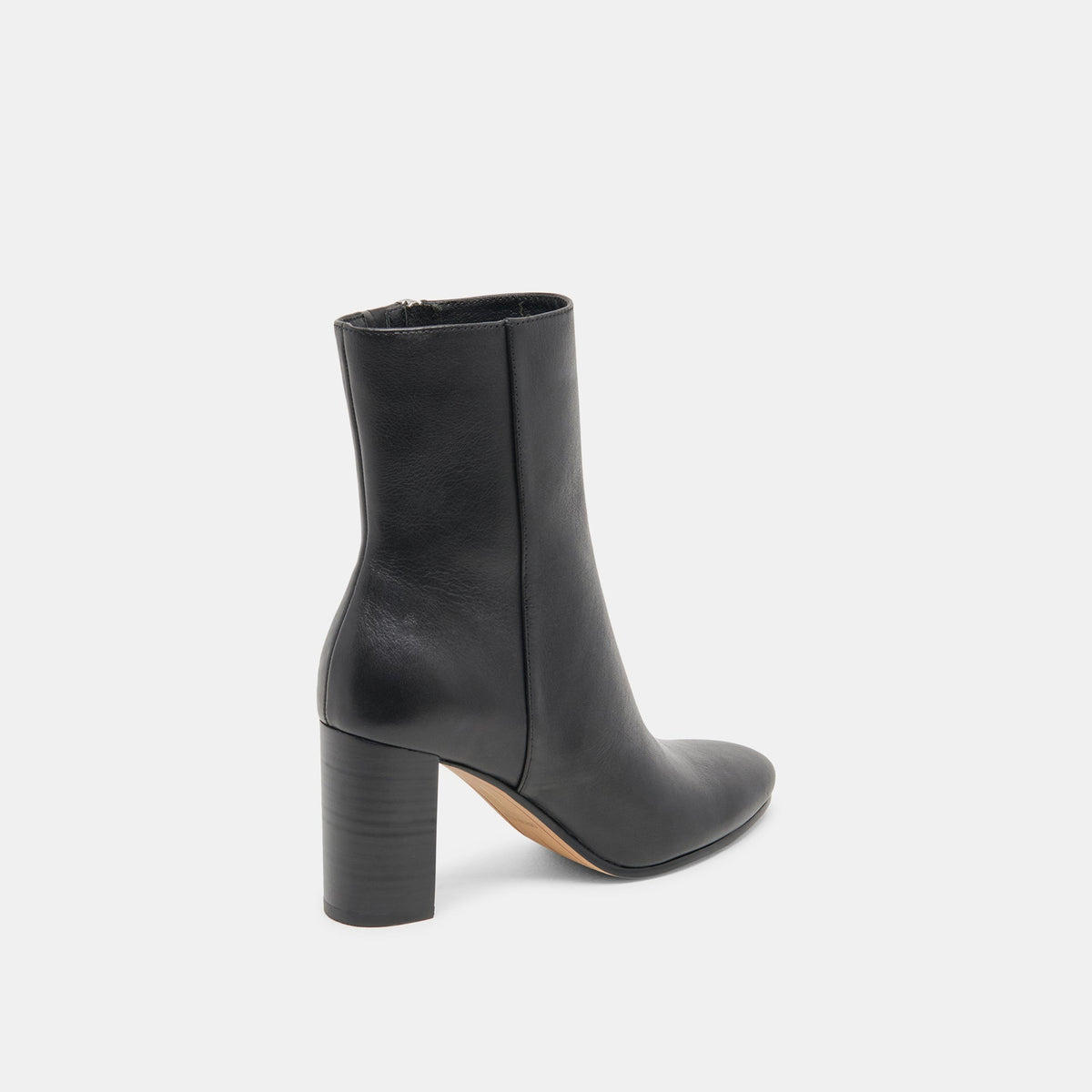 SUZY BOOTIES BLACK LEATHER - Dolce Vita