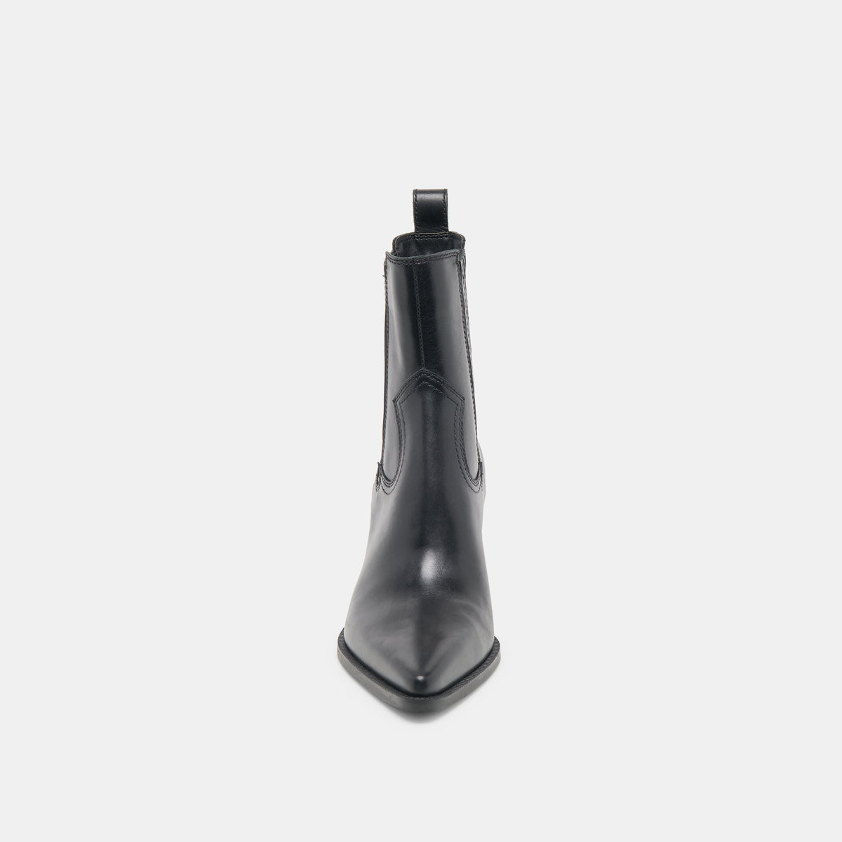 Slim Black Leather Booties - Dolce Vita