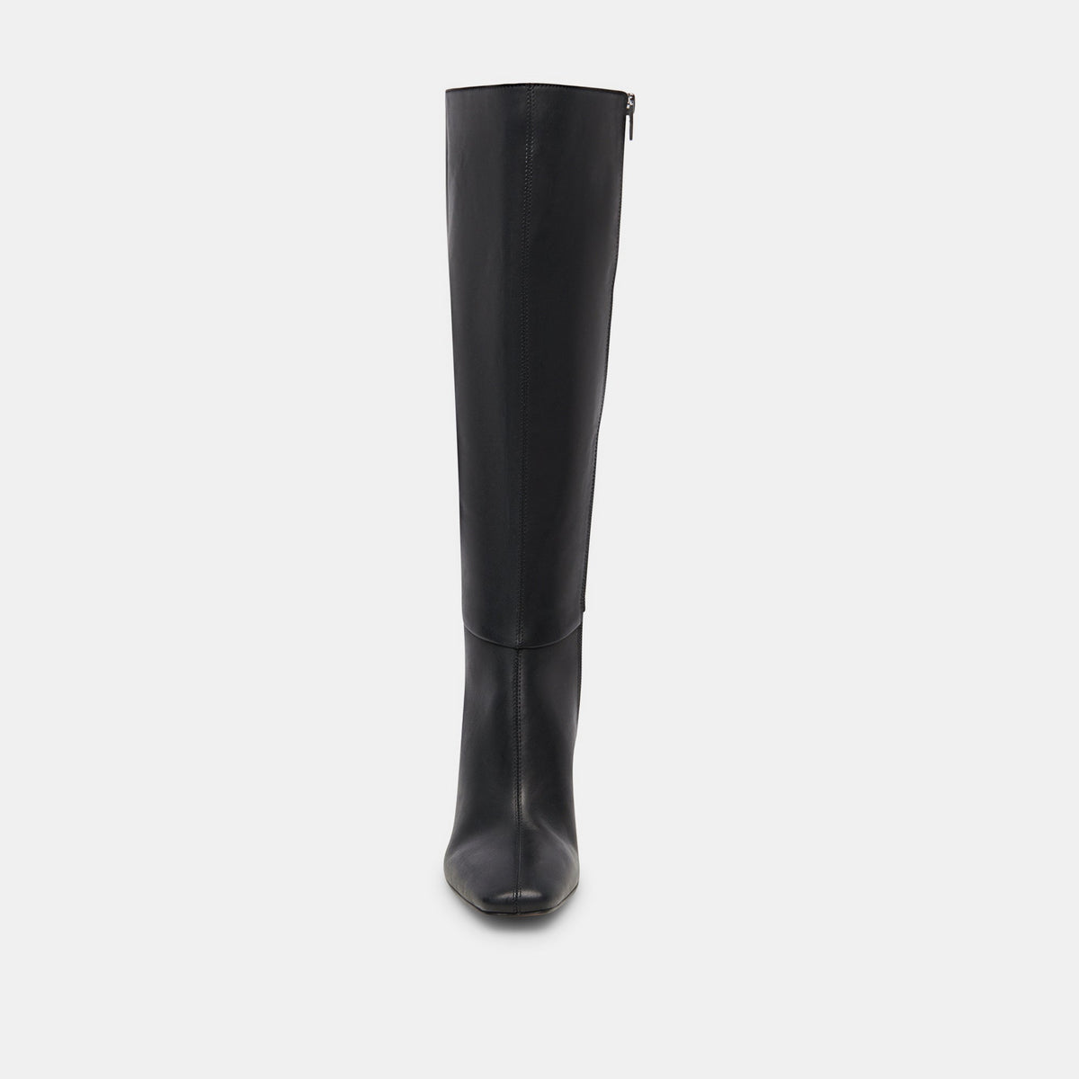 Gyra Wide Calf Black Leather Boots - Dolce Vita