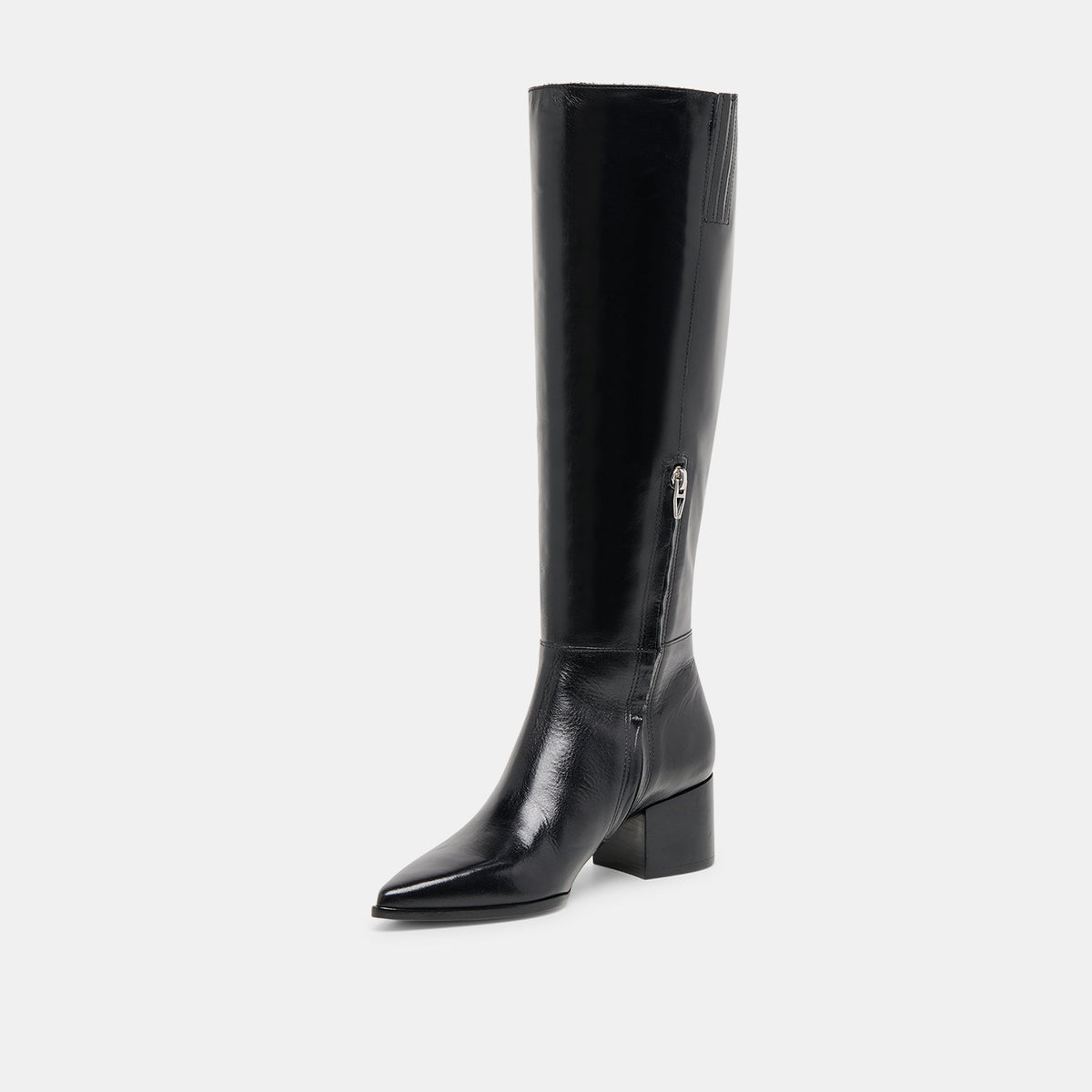 Kirson Black Leather Boots - Dolce Vita