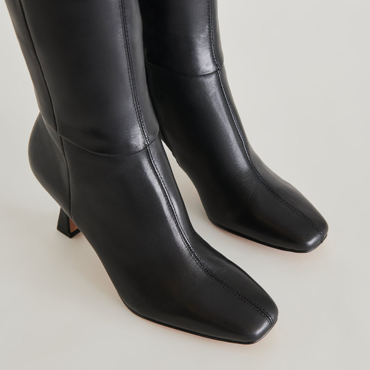 Gyra Extra Wide Calf Black Boots - Dolce Vita