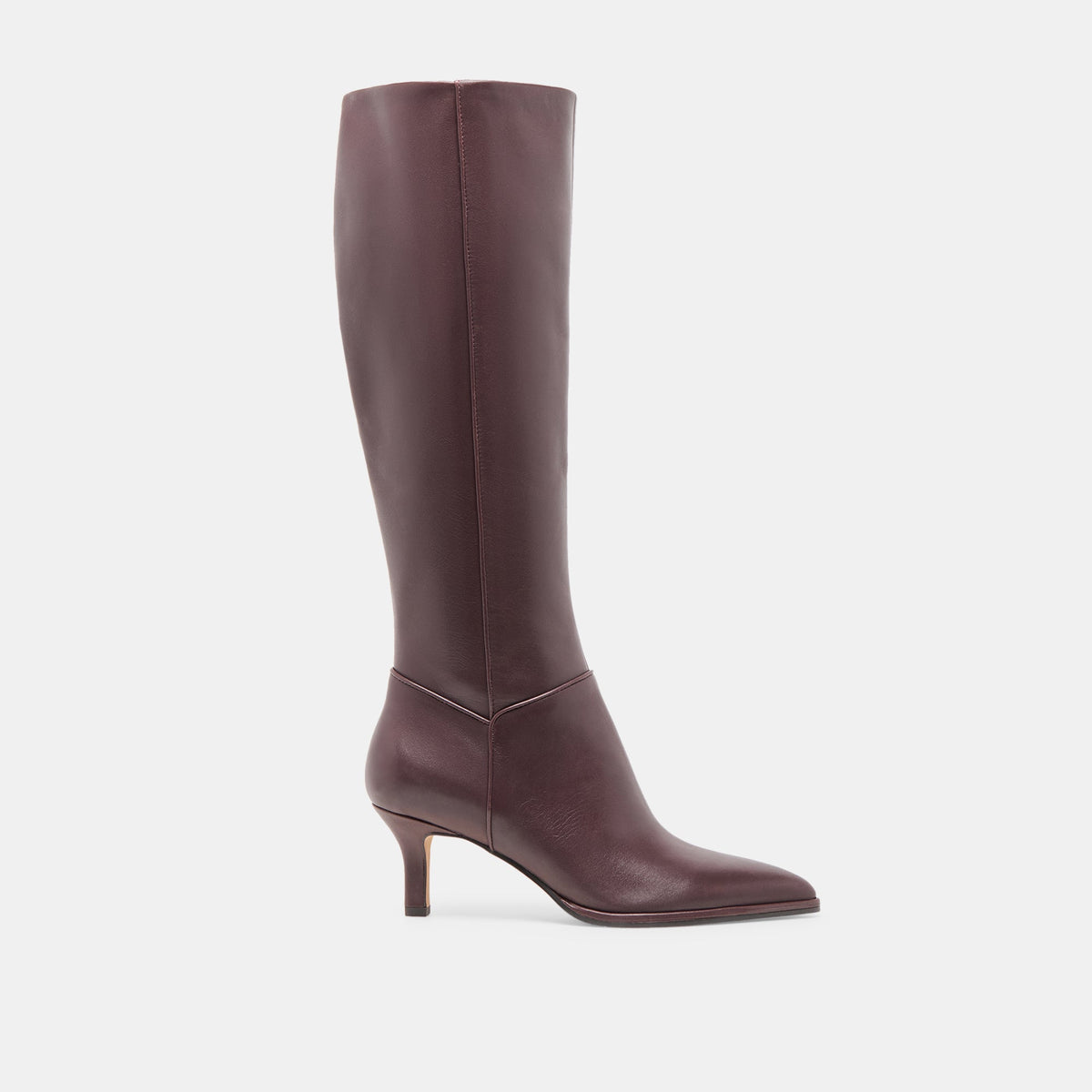Aldy Mulberry Leather Boots - Dolce Vita