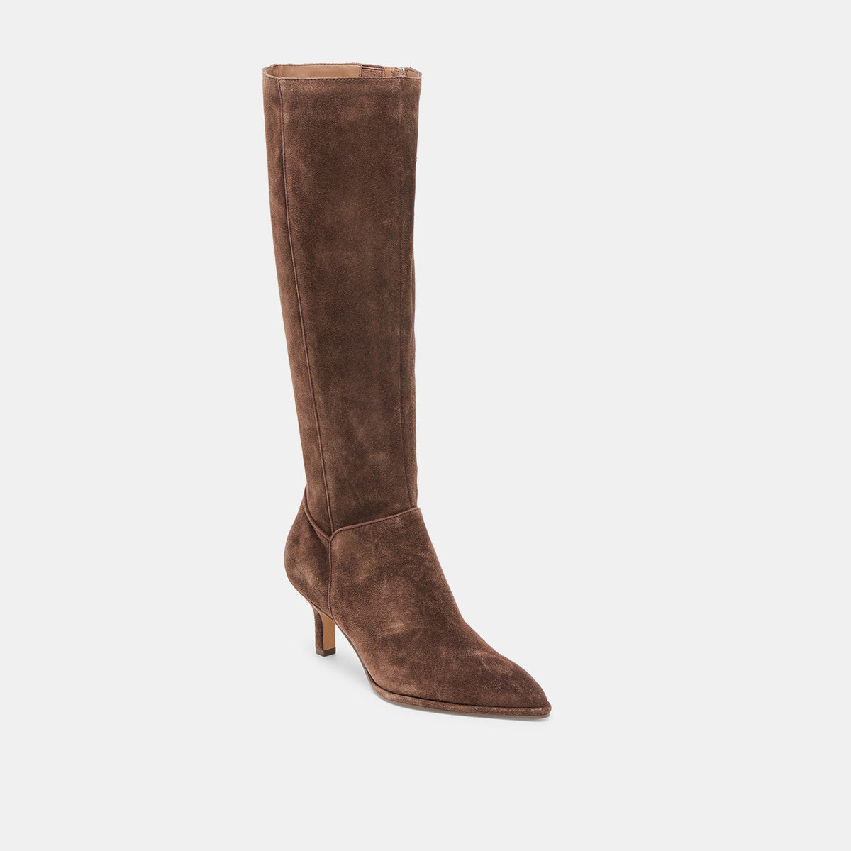 Aldy Dk Brown Suede Boots - Dolce Vita