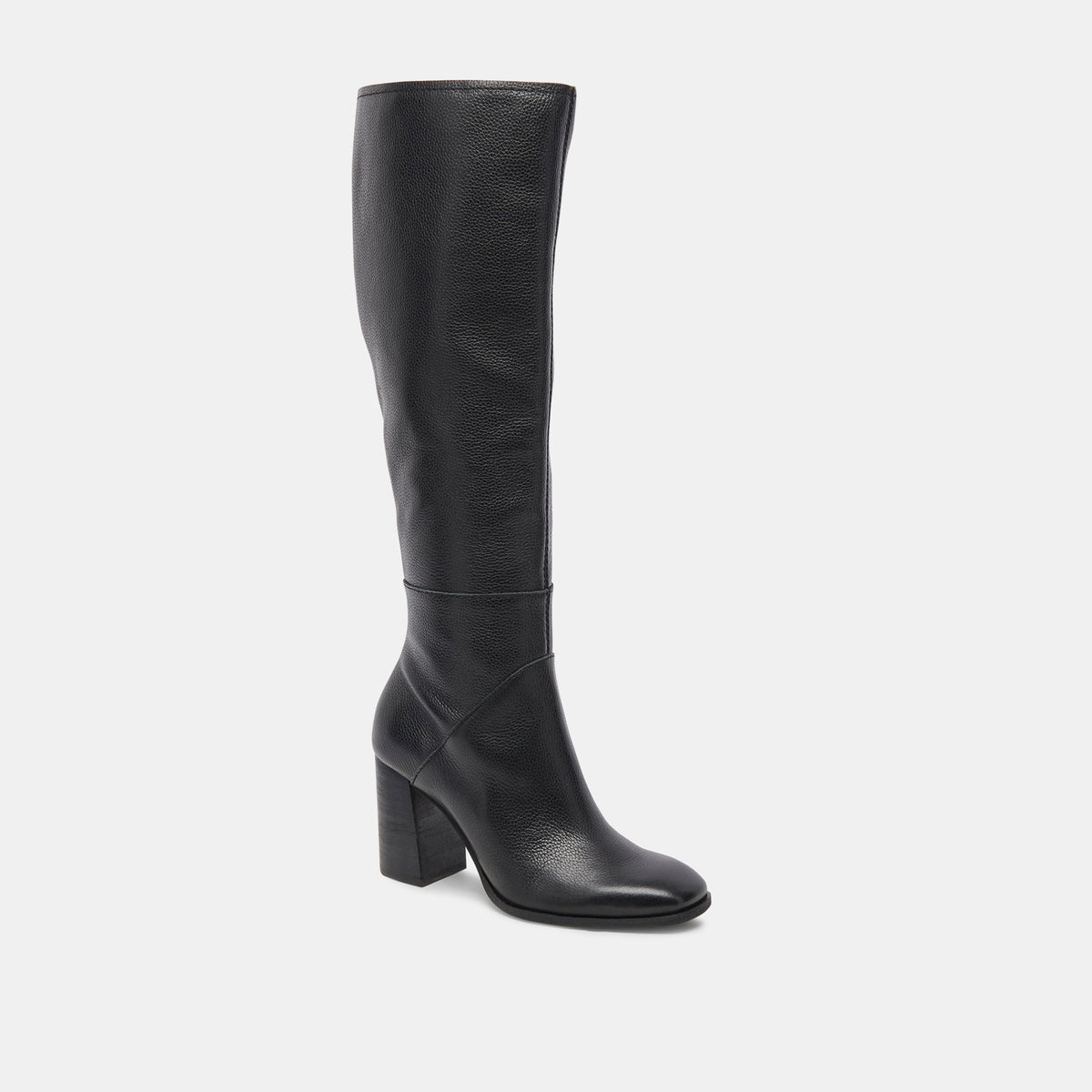 FYNN Wide Calf Boots Onyx Leather - Dolce Vita