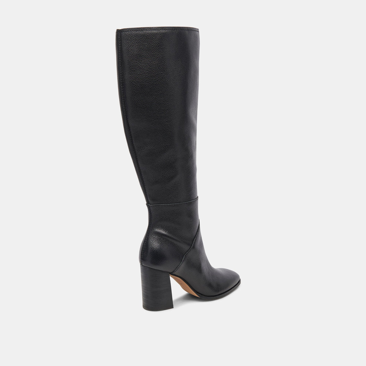 FYNN Wide Calf Boots Onyx Leather - Dolce Vita
