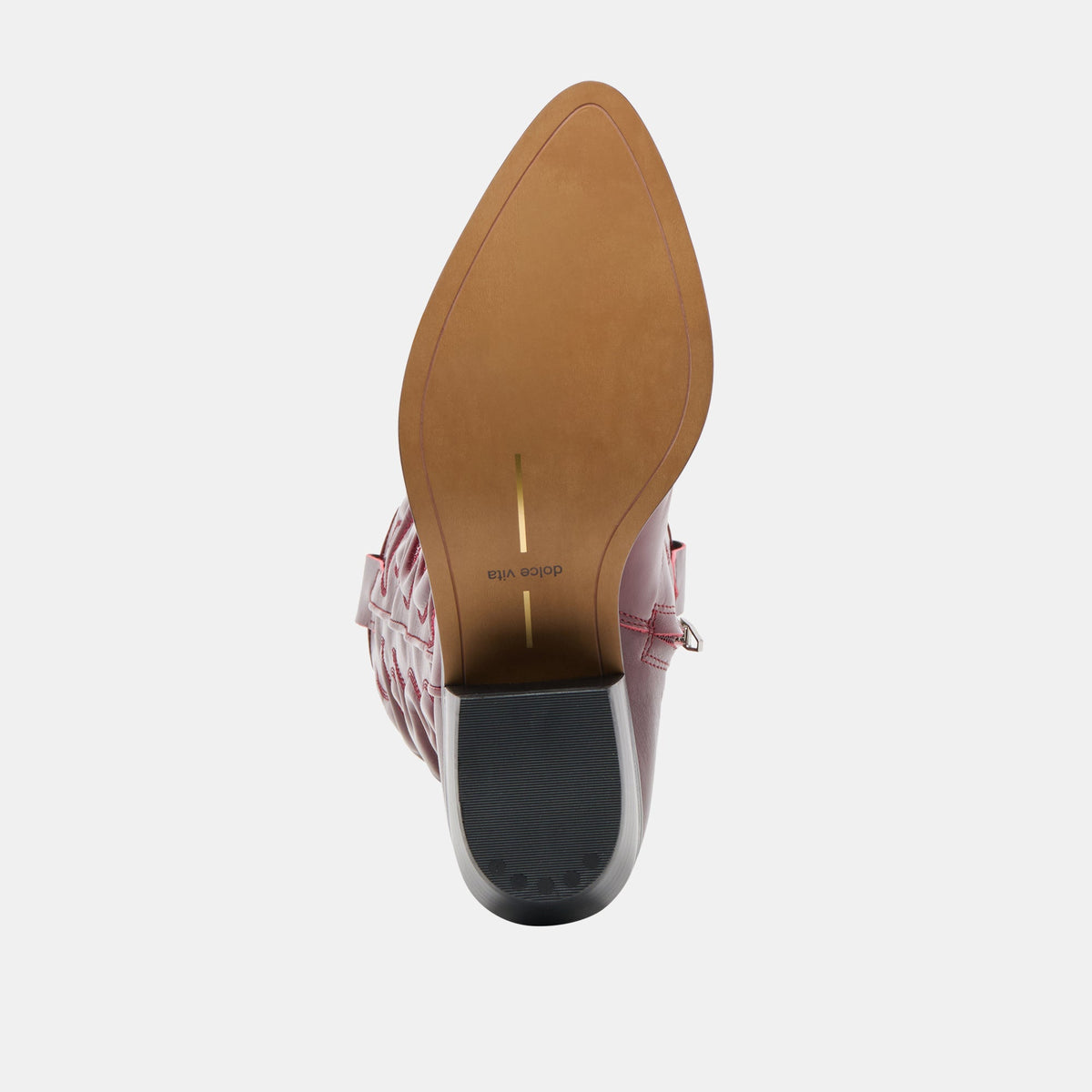 Mirla Oxblood Leather Boots - Dolce Vita