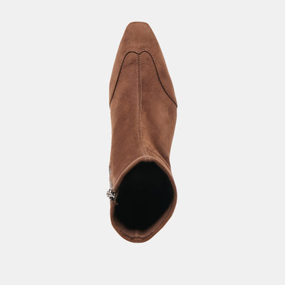 Anika Dk Brown Stella Suede Boots - Dolce Vita