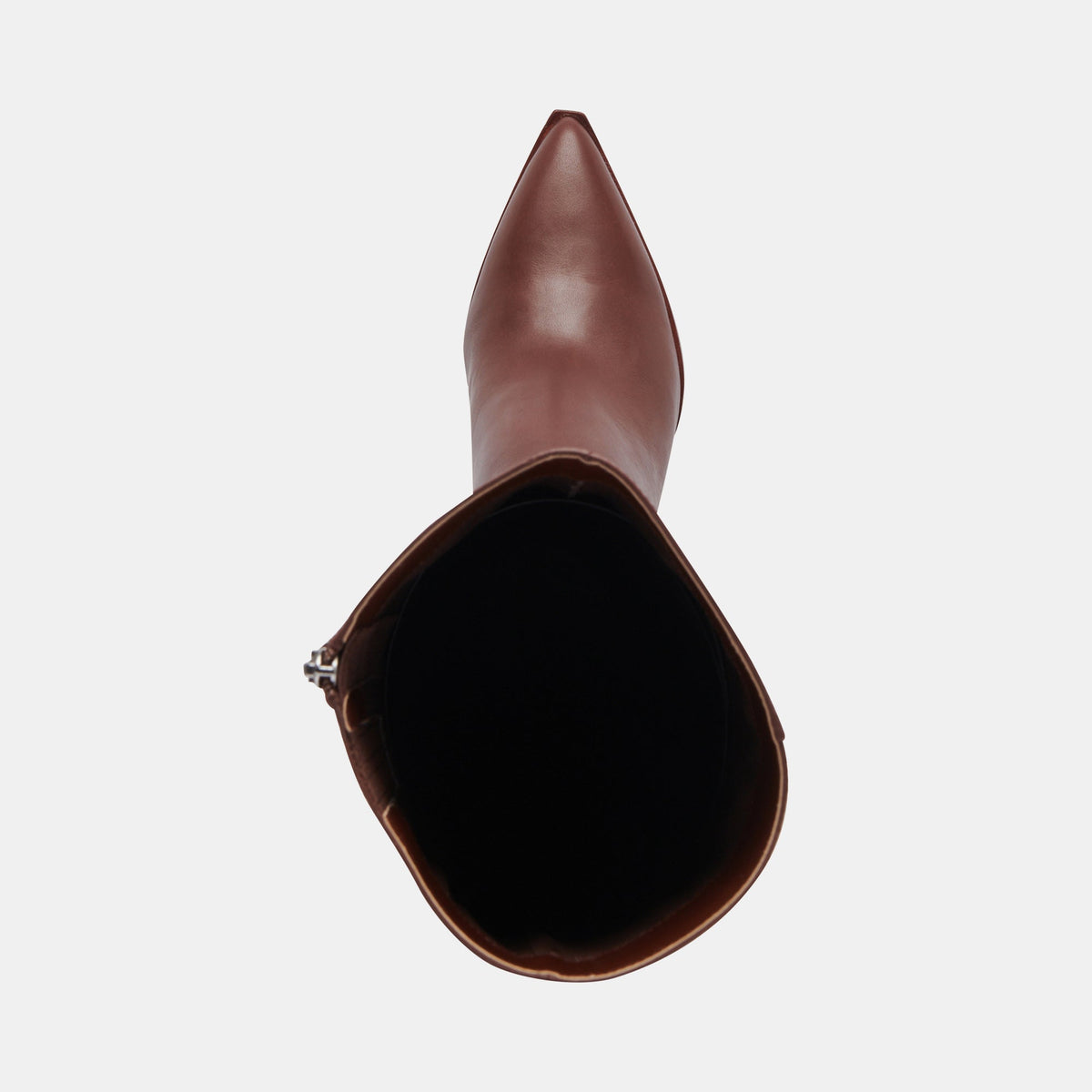 Auggie Chocolate Leather Narrow Calf Boots - Dolce Vita