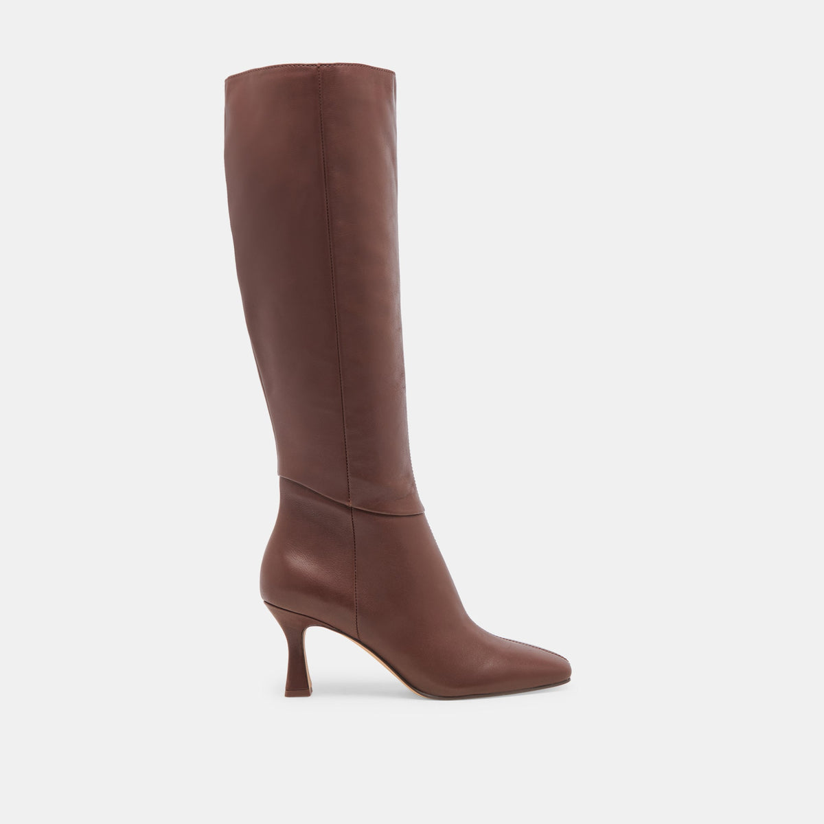 GYRA WIDE CALF BOOTS CHOCOLATE LEATHER - Dolce Vita