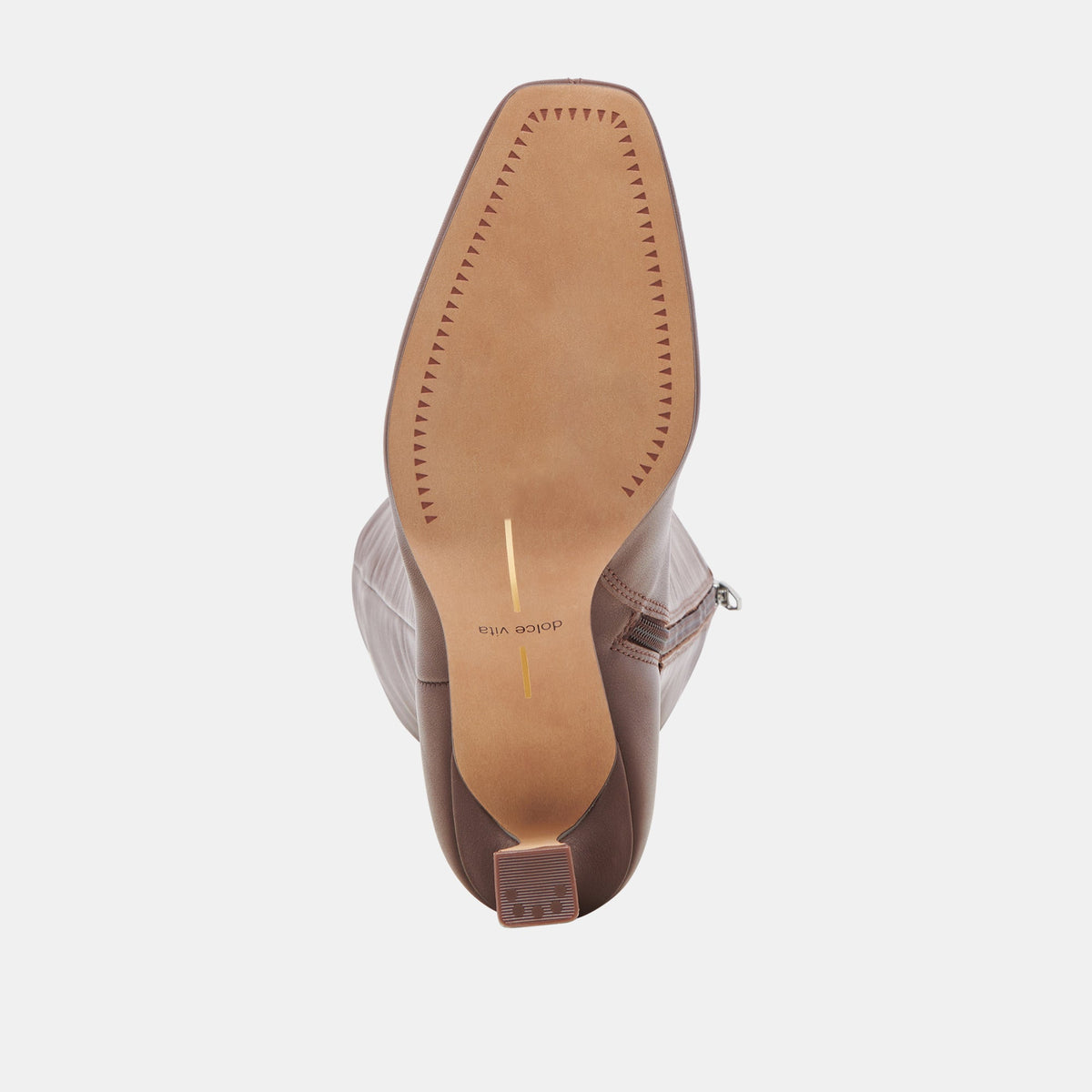GYRA WIDE CALF BOOTS CHOCOLATE LEATHER - Dolce Vita