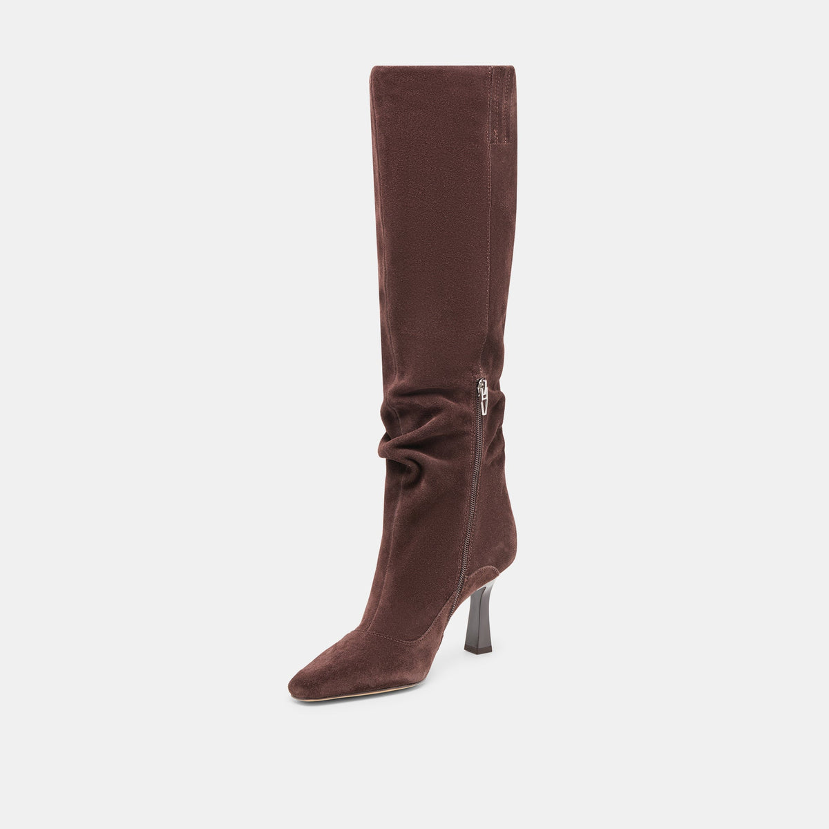 Lousa Mahogany Suede Boots - Dolce Vita