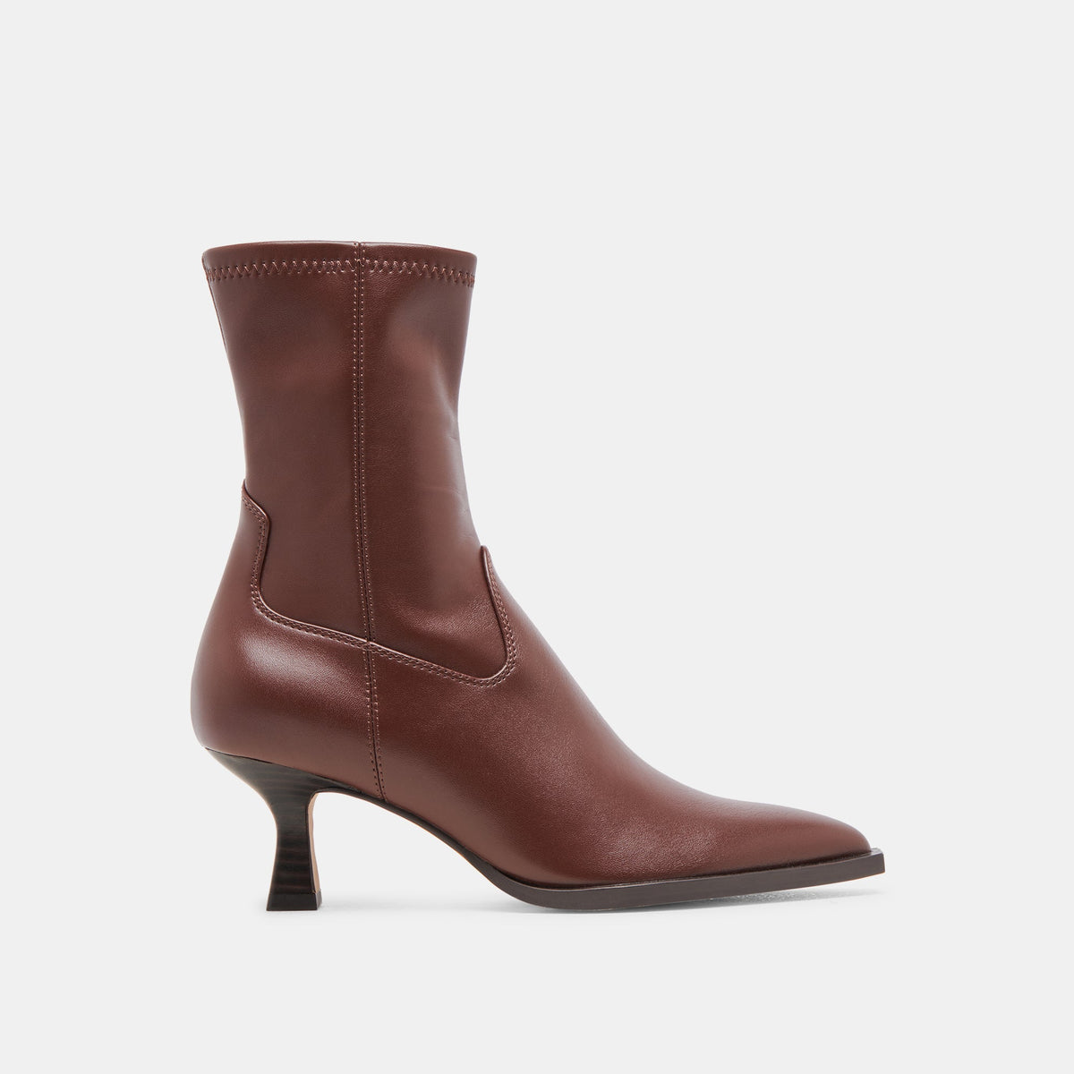 ARYA WIDE CALF BOOTS CHOCOLATE LEATHER - Dolce Vita