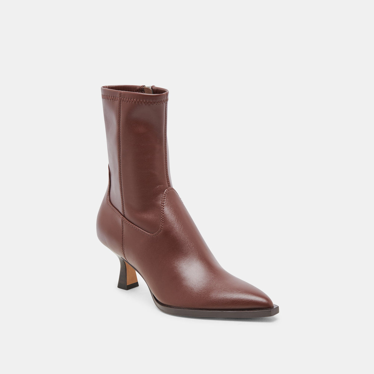 ARYA WIDE CALF BOOTS CHOCOLATE LEATHER - Dolce Vita