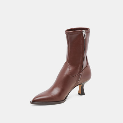 ARYA WIDE CALF BOOTS CHOCOLATE LEATHER - Dolce Vita