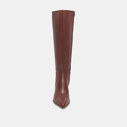 Auggie Extra Wide Calf Chocolate Boots - Dolce Vita