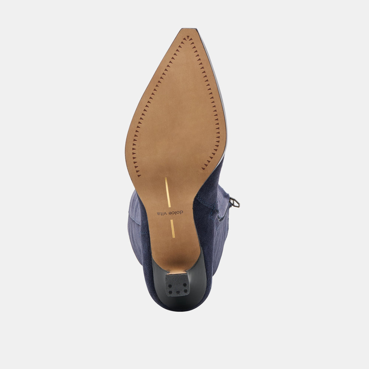 Auggie Navy Suede Boots - Dolce Vita