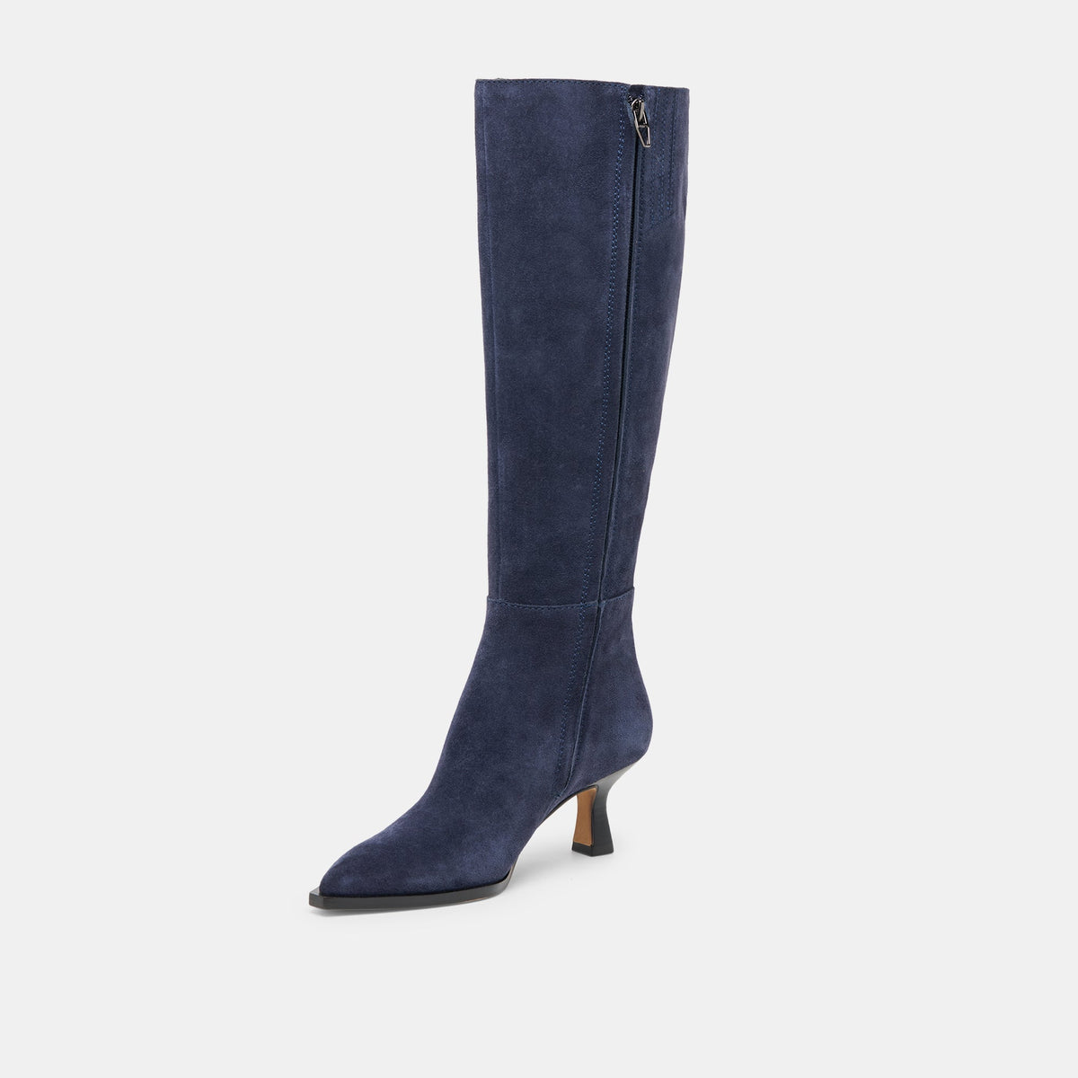 Auggie Navy Suede Boots - Dolce Vita