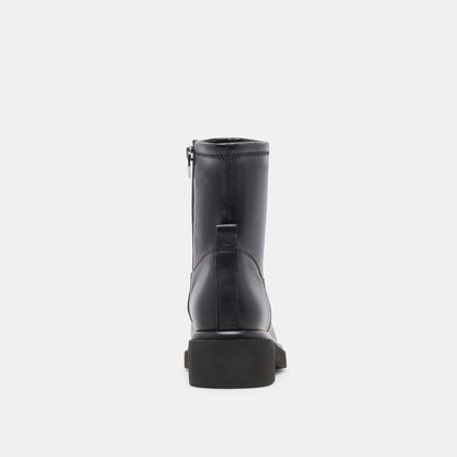 Simaya H2O Wide Black Leather Boots - Dolce Vita