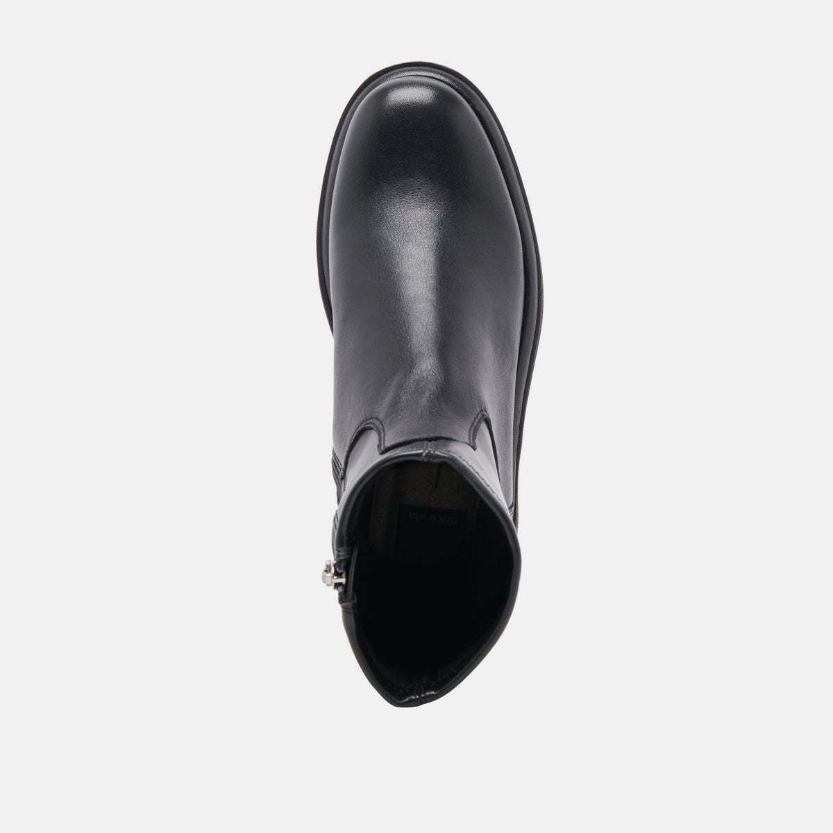 Simaya H2O Wide Black Leather Boots - Dolce Vita