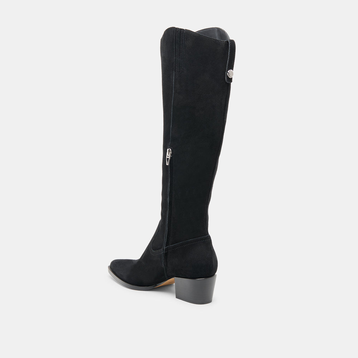 Virona H2O Waterproof Onyx Suede Wide Calf Boots - Dolce Vita
