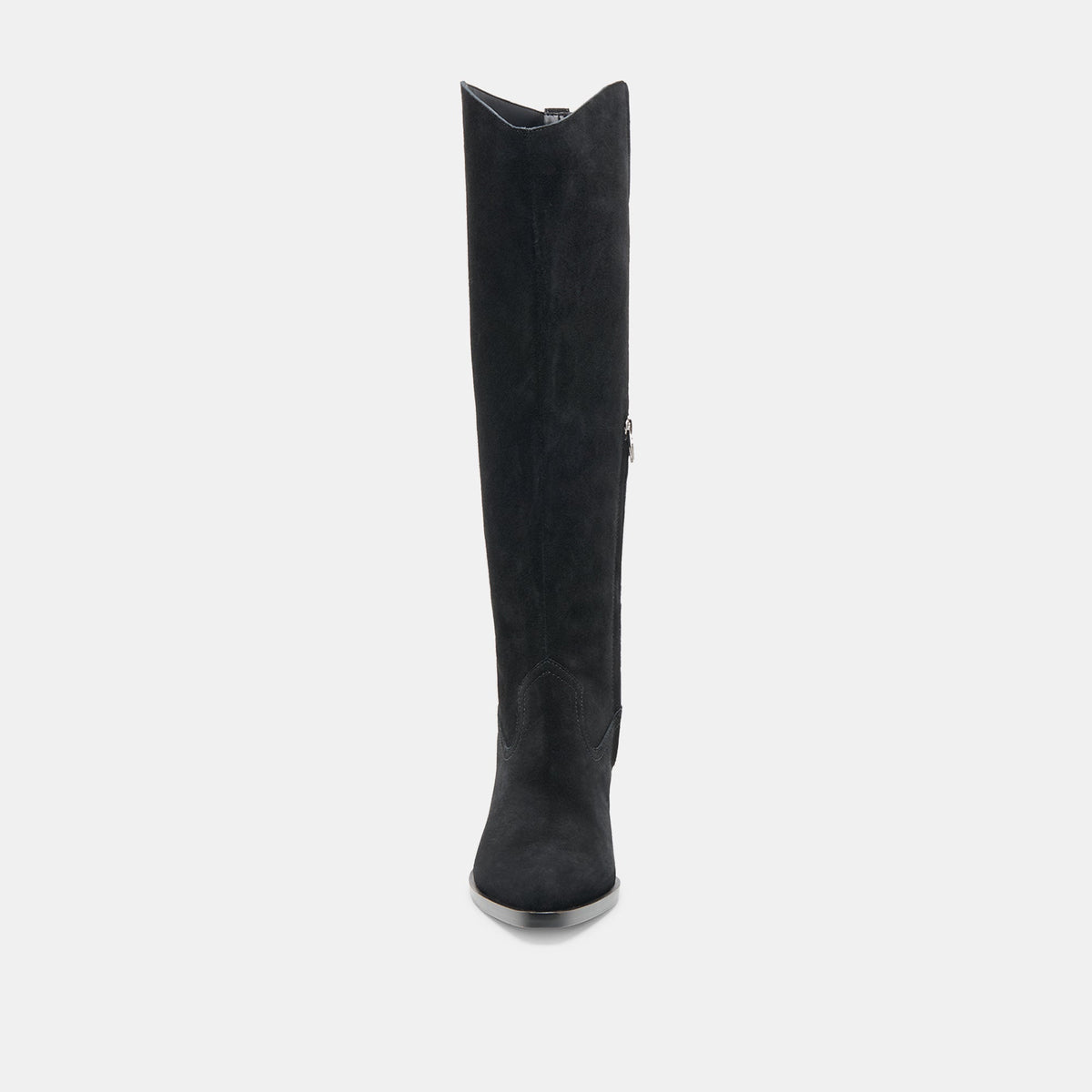 Virona H2O Waterproof Onyx Suede Wide Calf Boots - Dolce Vita