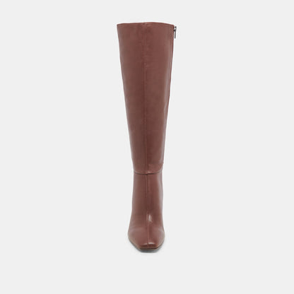 Gyra Extra Wide Calf Chocolate Boots - Dolce Vita
