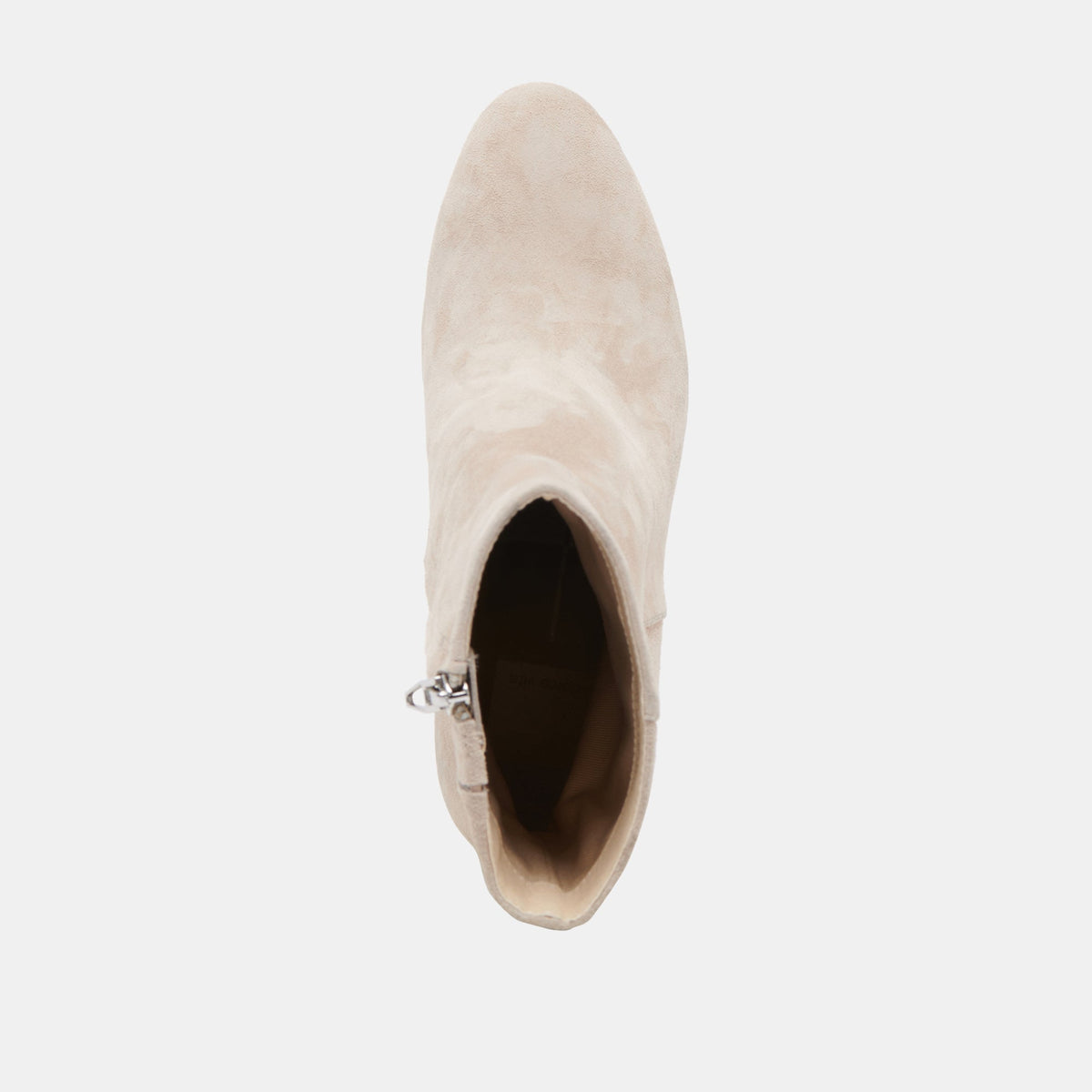 Suzy Wide Taupe Suede Booties - Dolce Vita