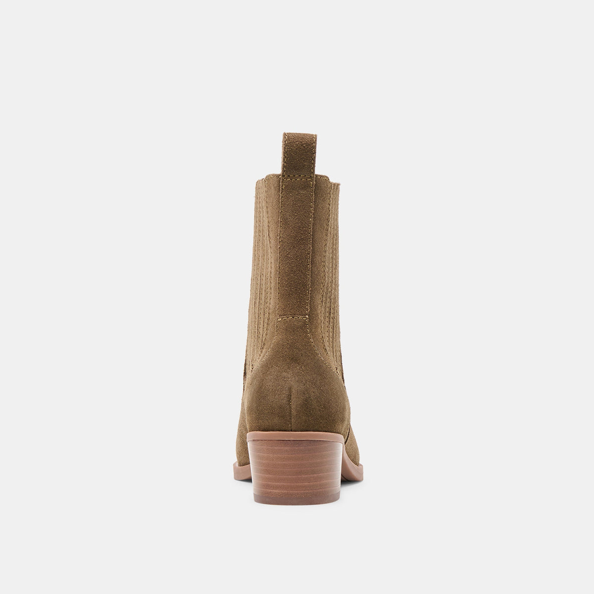 Faint H2O Waterproof Olive Suede Booties - Dolce Vita