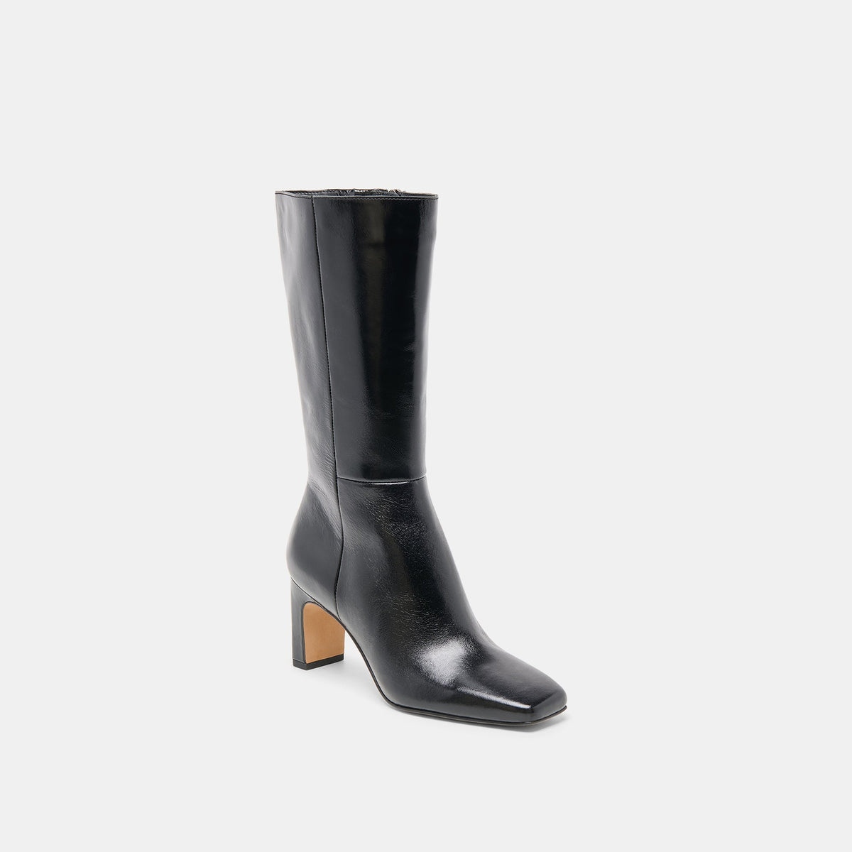 Riggs Black Leather Boots - Dolce Vita
