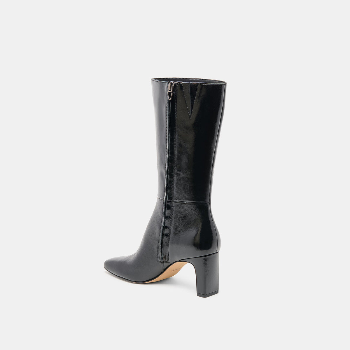 Riggs Black Leather Boots - Dolce Vita