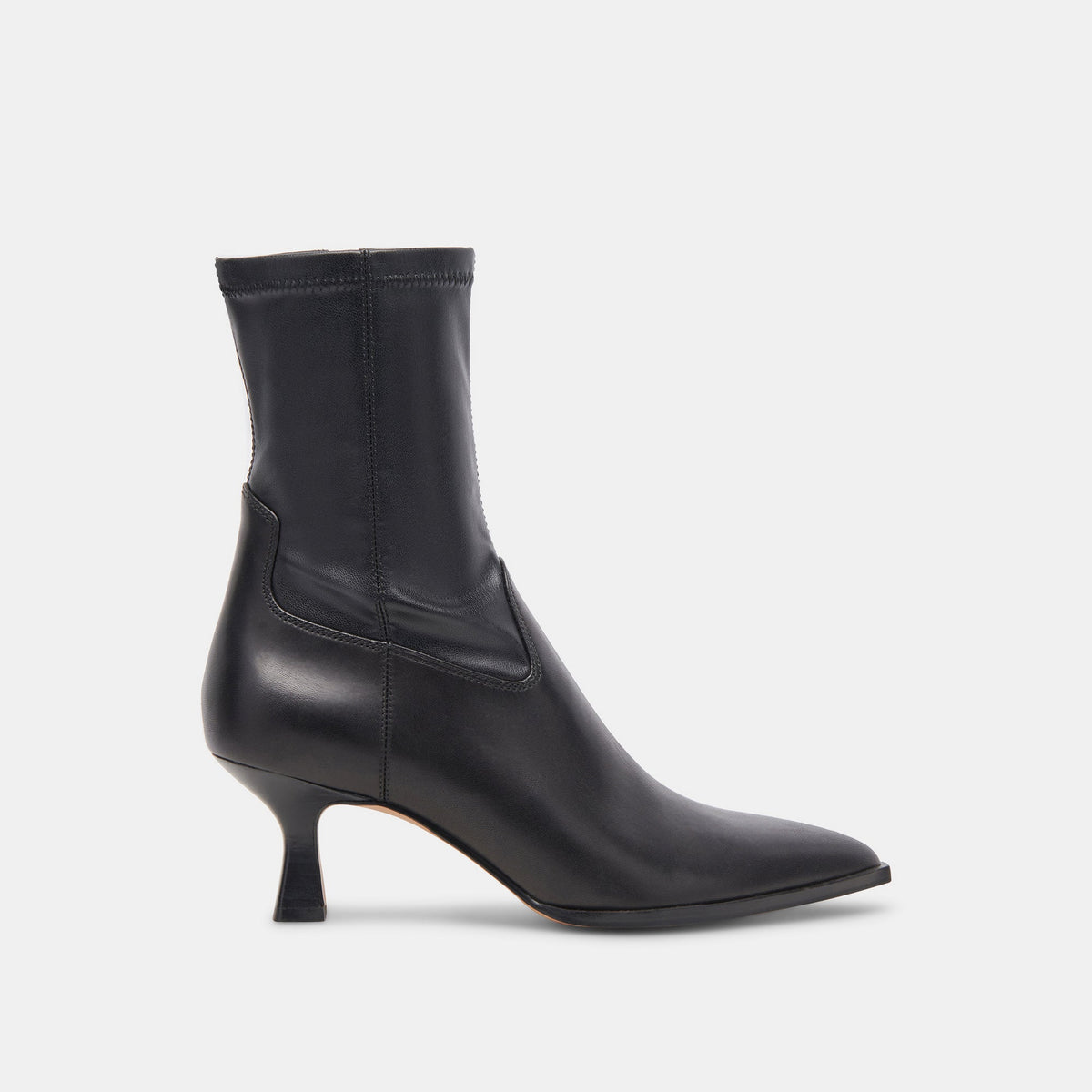 ARYA WIDE CALF BOOTS BLACK LEATHER - Dolce Vita