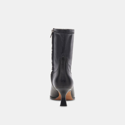 ARYA WIDE CALF BOOTS BLACK LEATHER - Dolce Vita