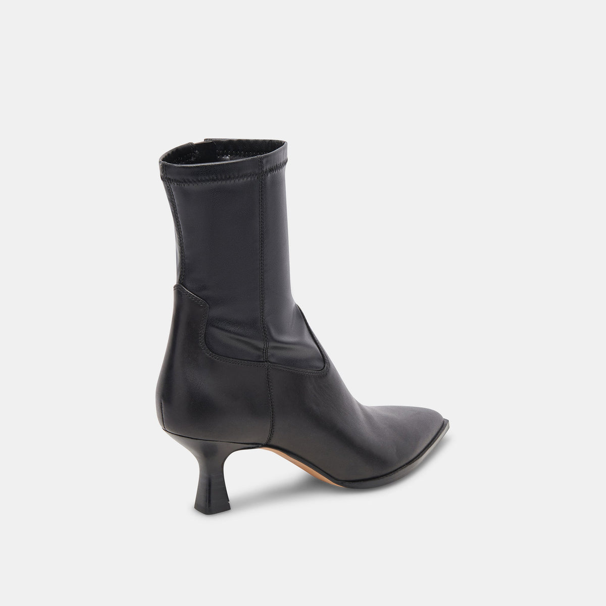 ARYA WIDE CALF BOOTS BLACK LEATHER - Dolce Vita