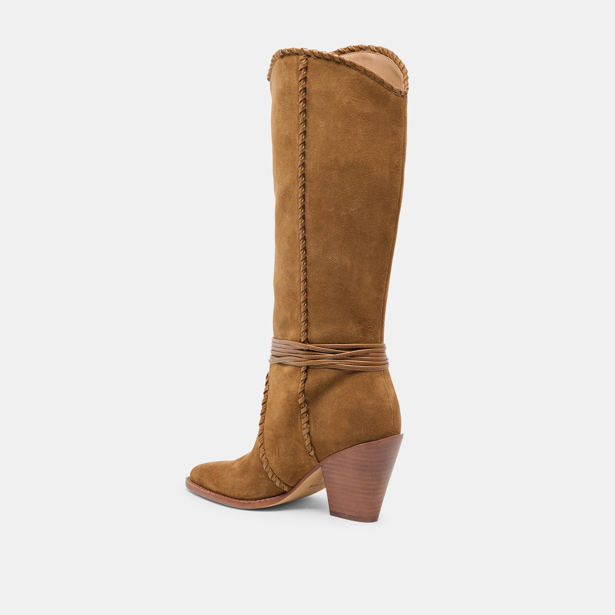 Jody Lt Brown Suede Boots - Dolce Vita