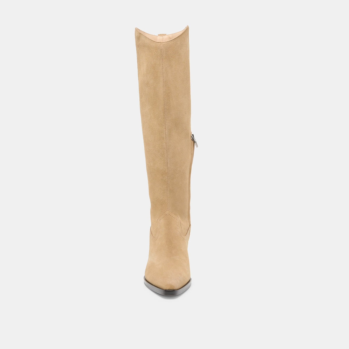 Virona H2O Waterproof Dk Taupe Suede Wide Calf Boots - Dolce Vita