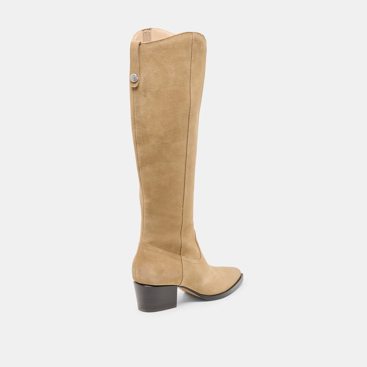 Virona H2O Waterproof Dk Taupe Suede Extra Wide Calf Boots - Dolce Vita