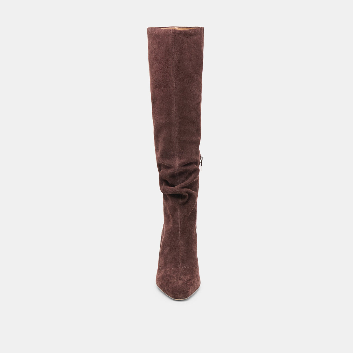 Lousa Mahogany Suede Wide Calf Boots - Dolce Vita