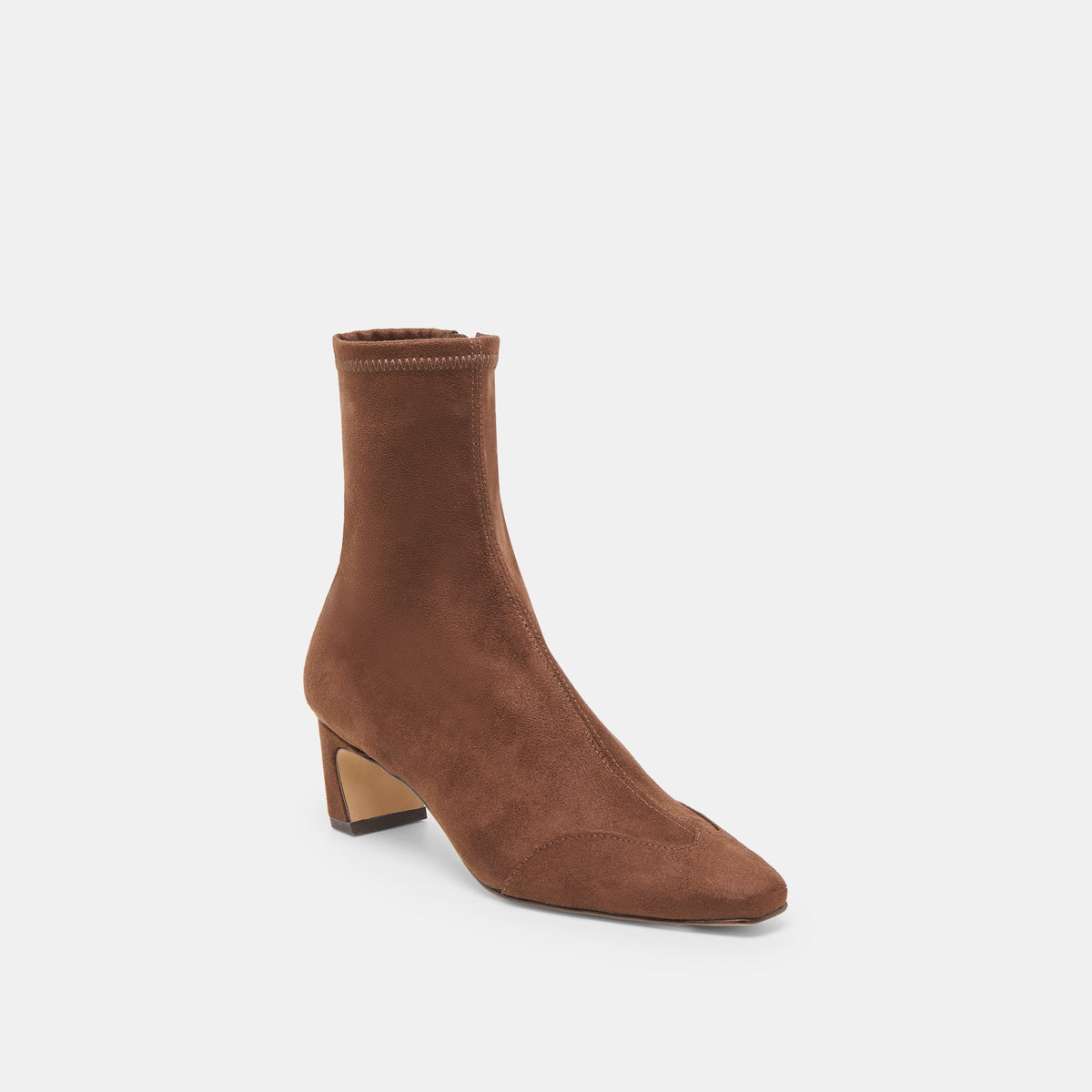 Anika Wide Dk Brown Stella Suede Boots - Dolce Vita