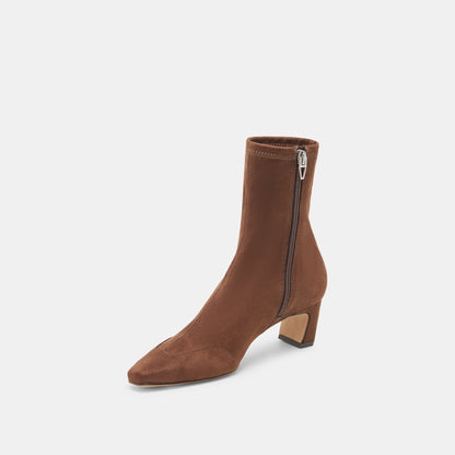 Anika Wide Dk Brown Stella Suede Boots - Dolce Vita