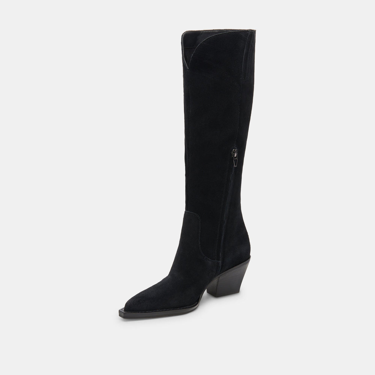 Raj Boots in Onyx Suede - Dolce Vita